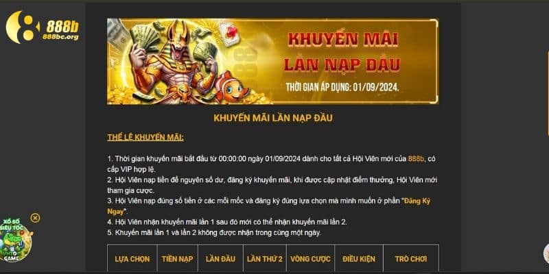 Thông tin cơ bản về khuyến mãi lì xì hội viên mới